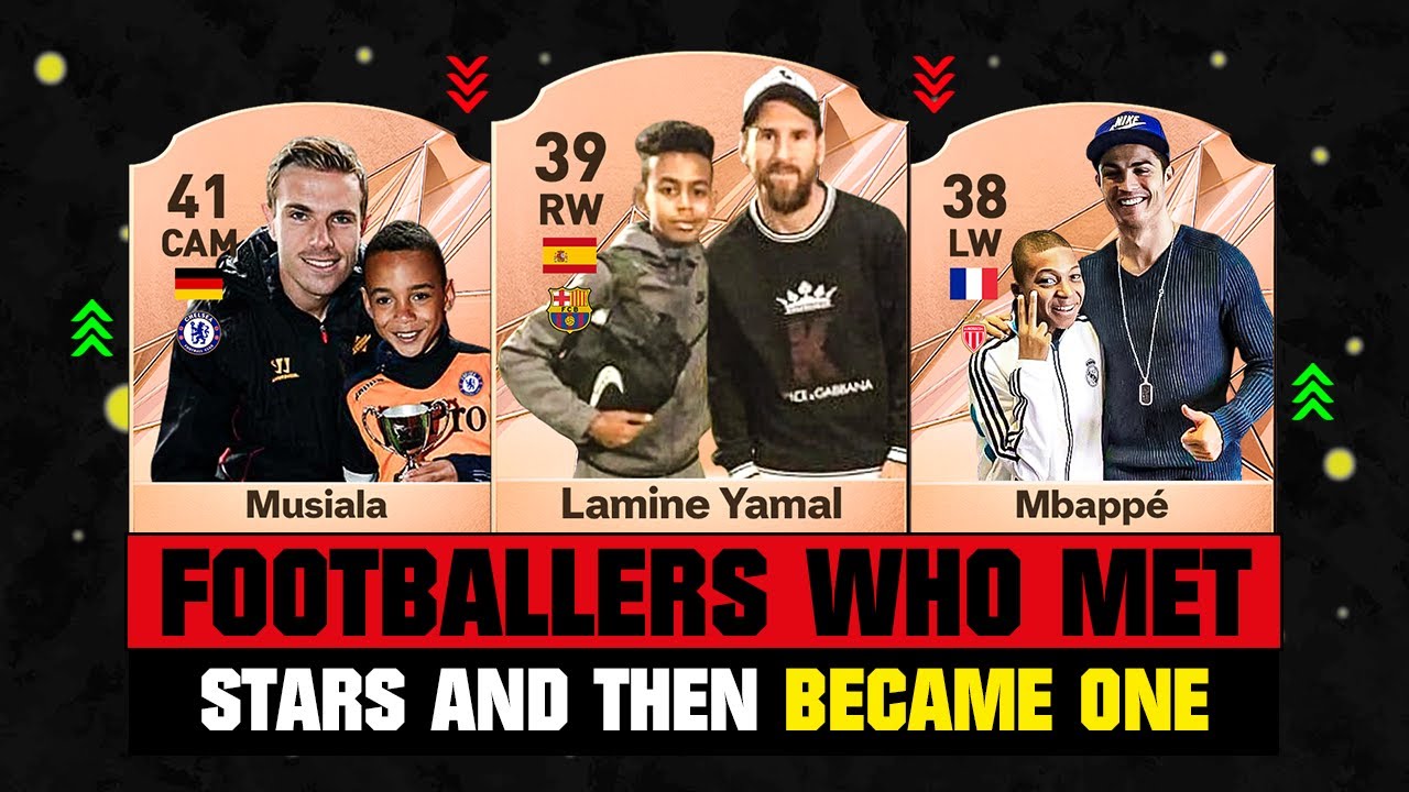 FOOTBALLERS Who MET SUPERSTARS in Childhood and *BECAME STARS* Themself! 😱🔥