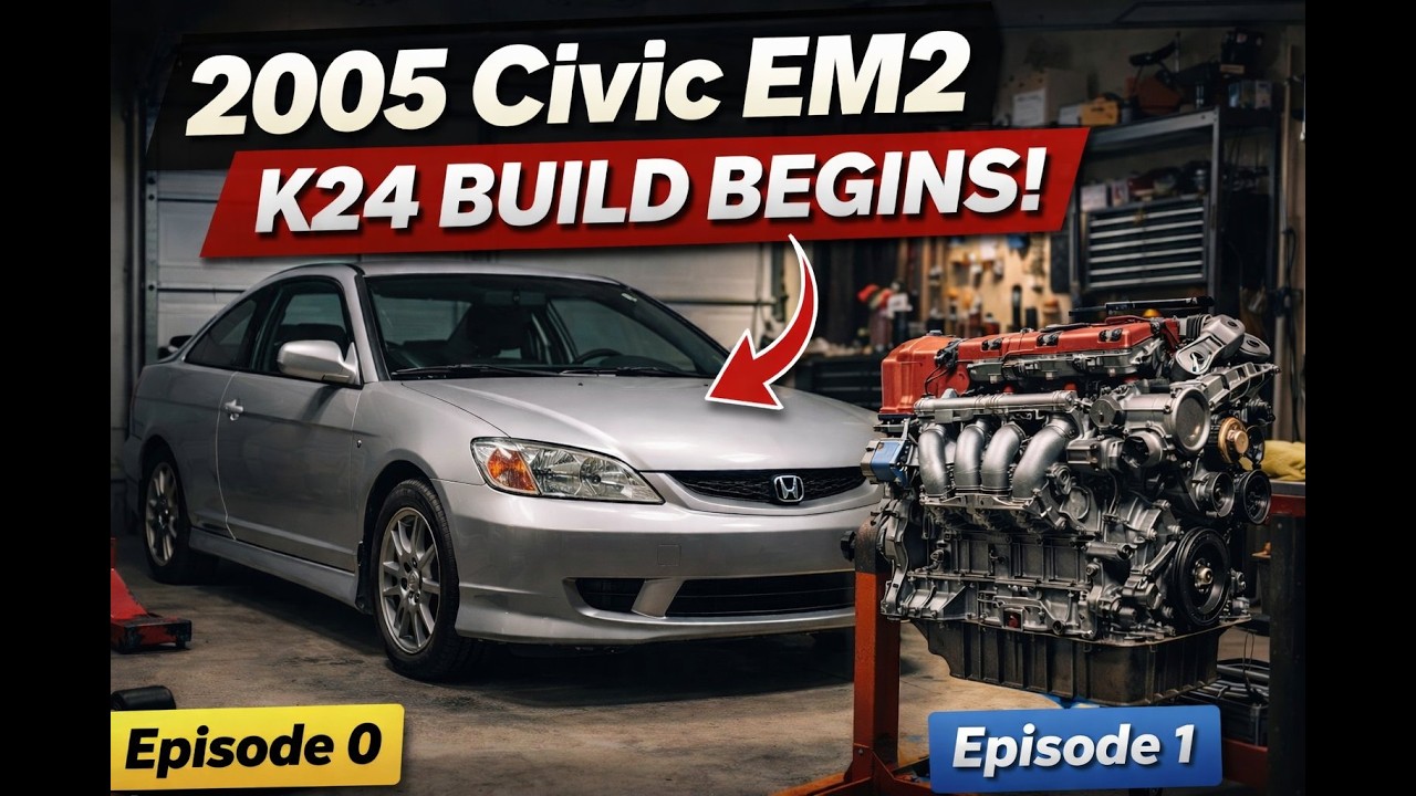 From Stock to Built: K24 Civic Project | 2005 Civic EM2  — Ep. 0 & 1