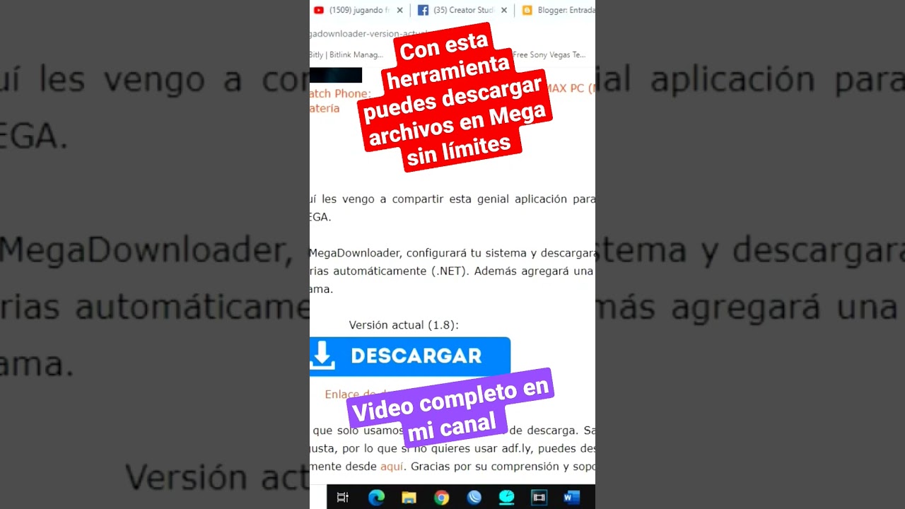 💥Descargar ARCHIVOS en MEGA sin límites 💥 
