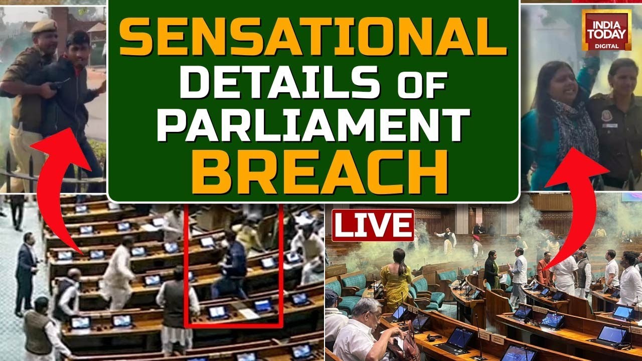 Security Breach In Lok Sabha LIVE : Parliament Security Breach News | Lok Sabha News | India Today
