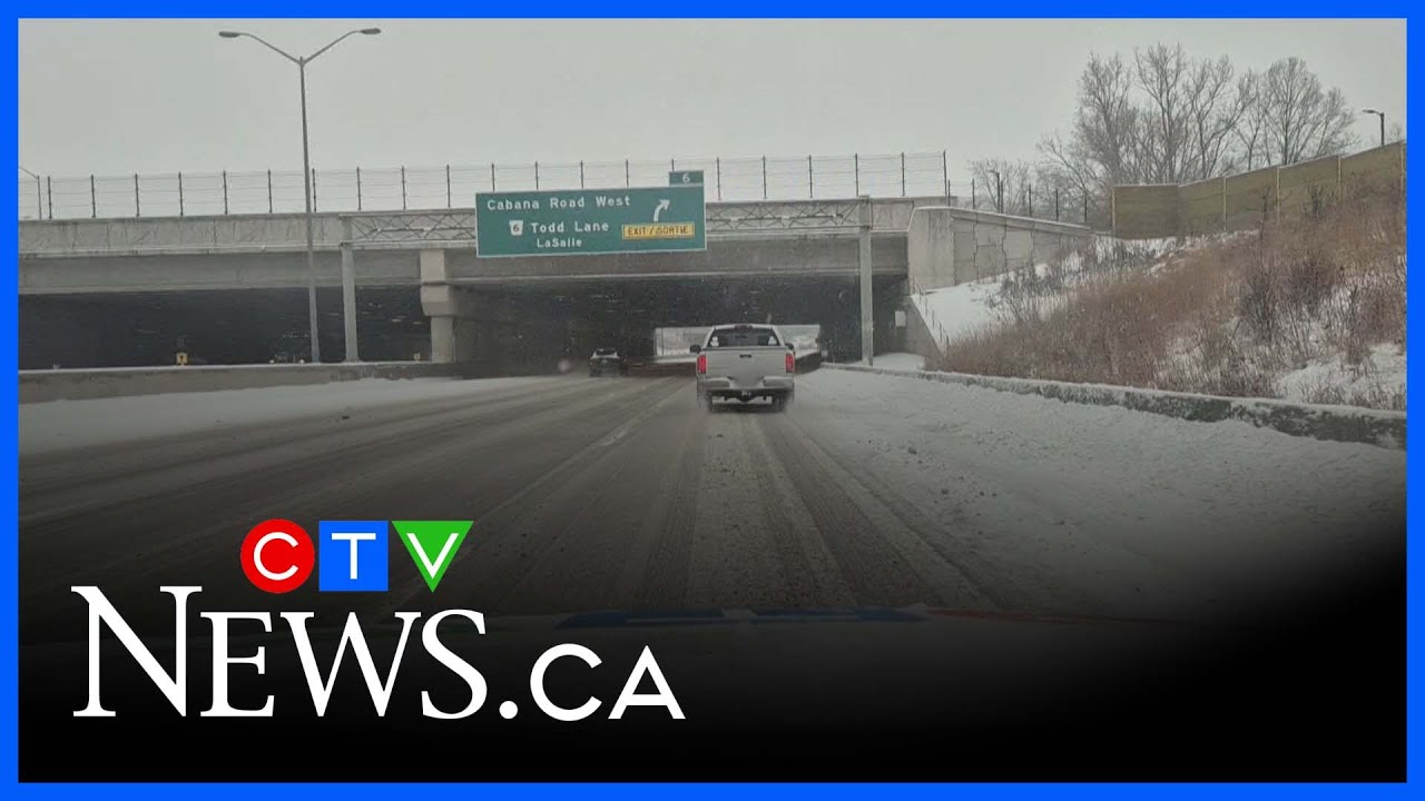 Don’t drive with four-way lights on in storms