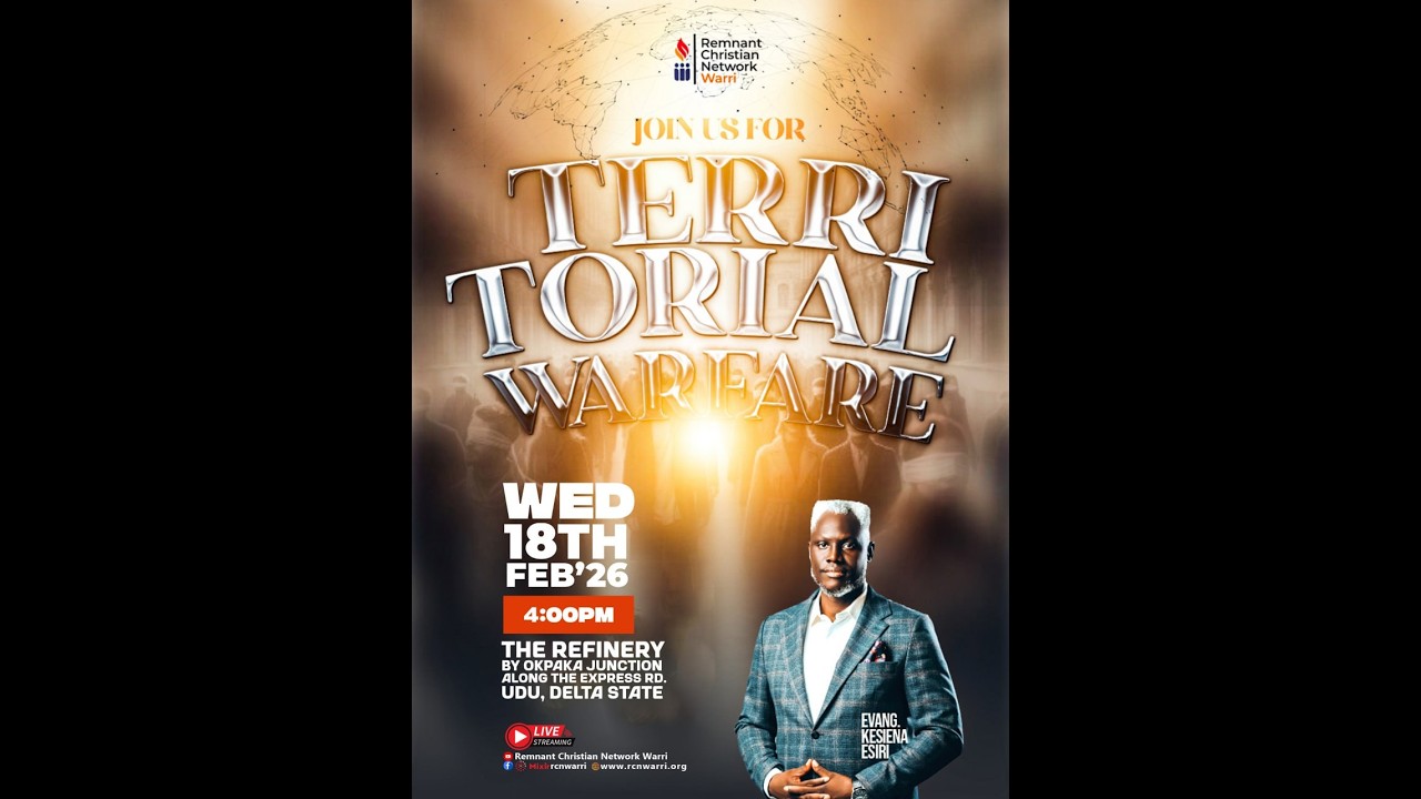 WEDNESDAY PRAYERS || TERRITORIAL WARFARE || EVANG. KESIENA ESIRI