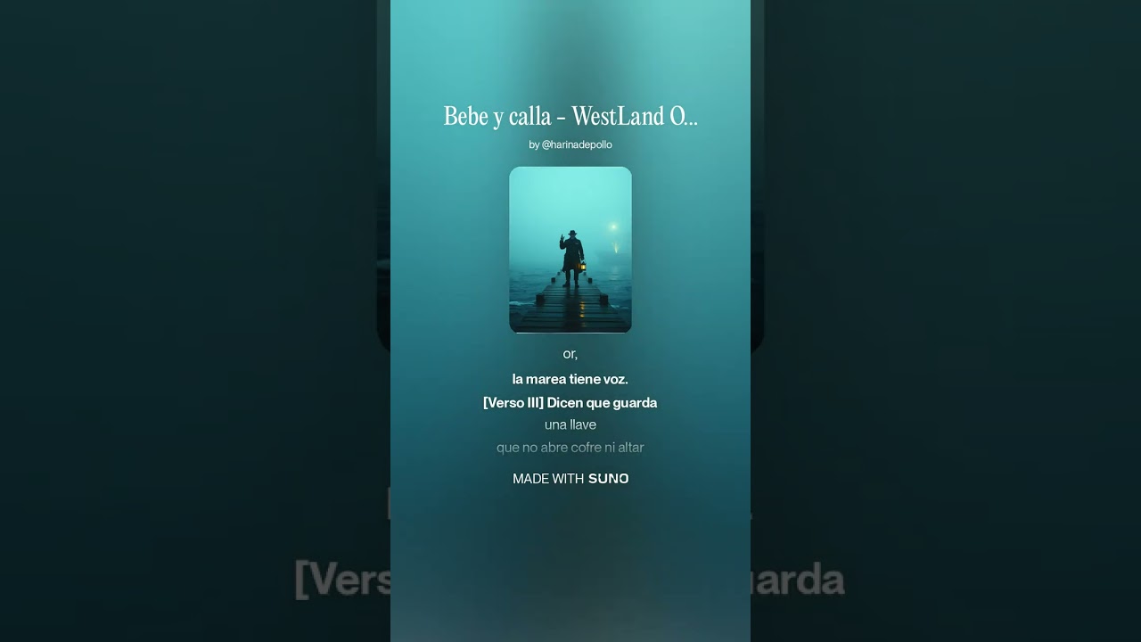 Bebe y calla - WestLand Origins