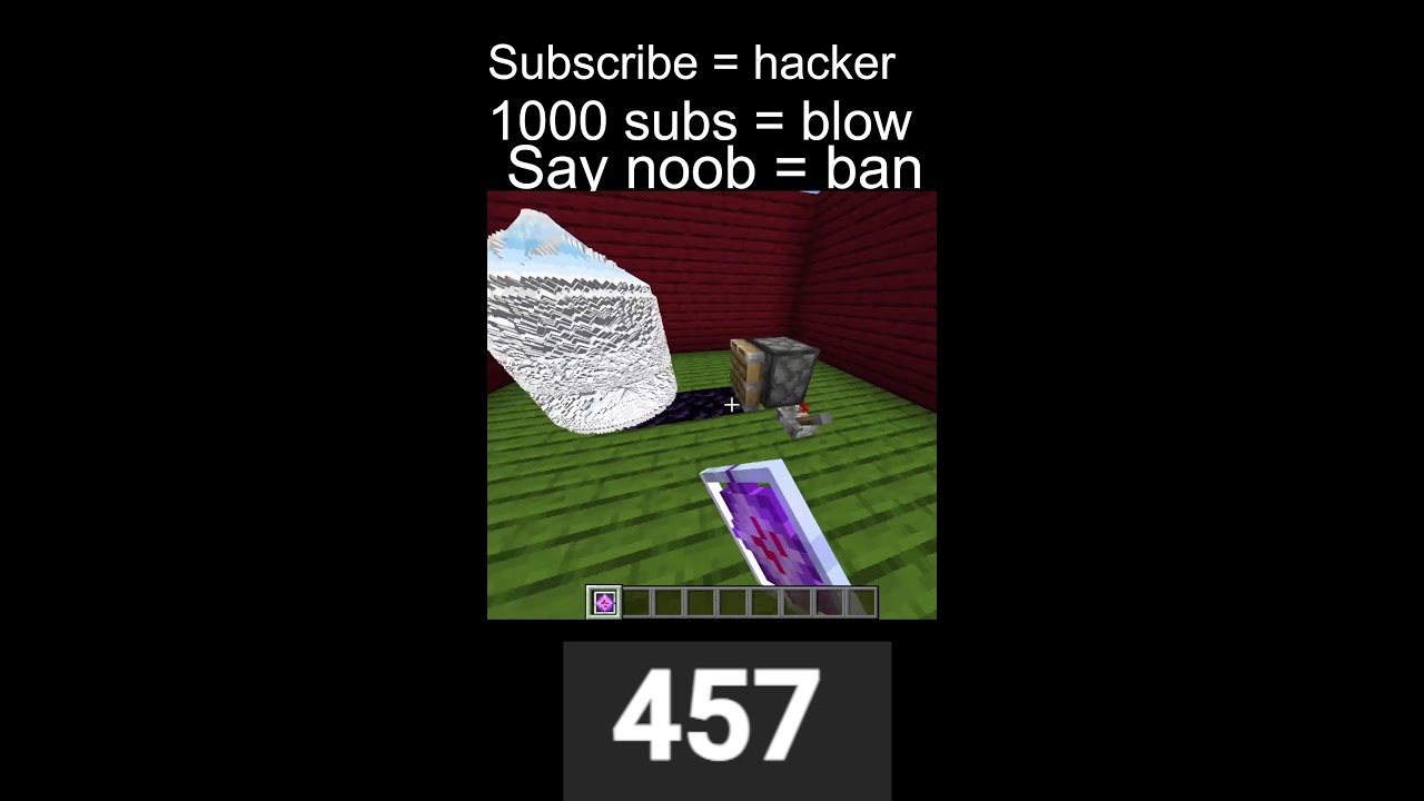 SUB = HACKER MINECRAFT LIVE