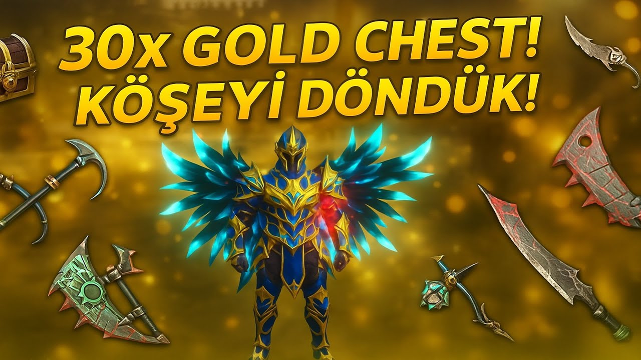30x Gold Chest kırdırıp droba tek attım! | #RiseOnline