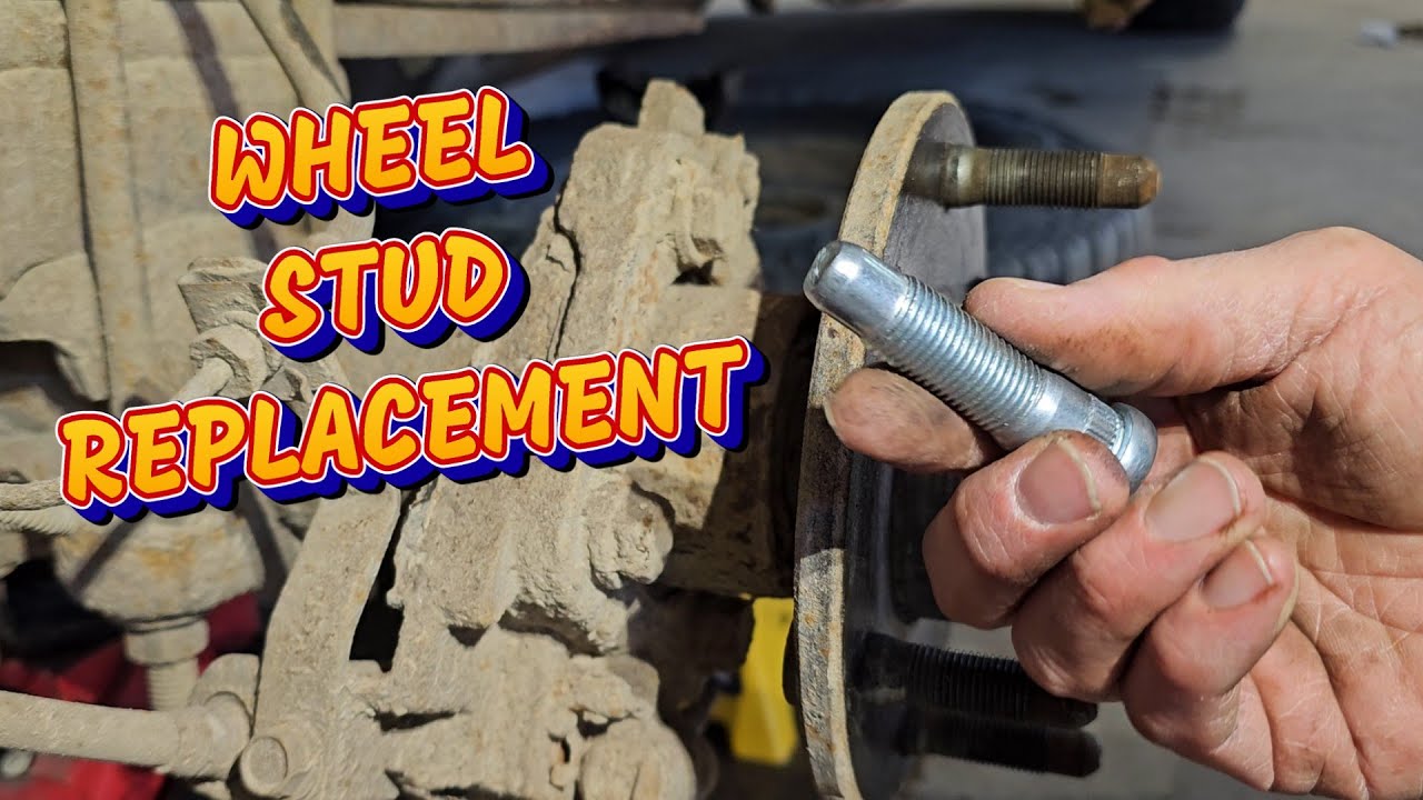 How To Fix / Replace Broken Wheel Stud / Lug Bolt On Your Car, Truck, Van Or SUV - Easy DIY!