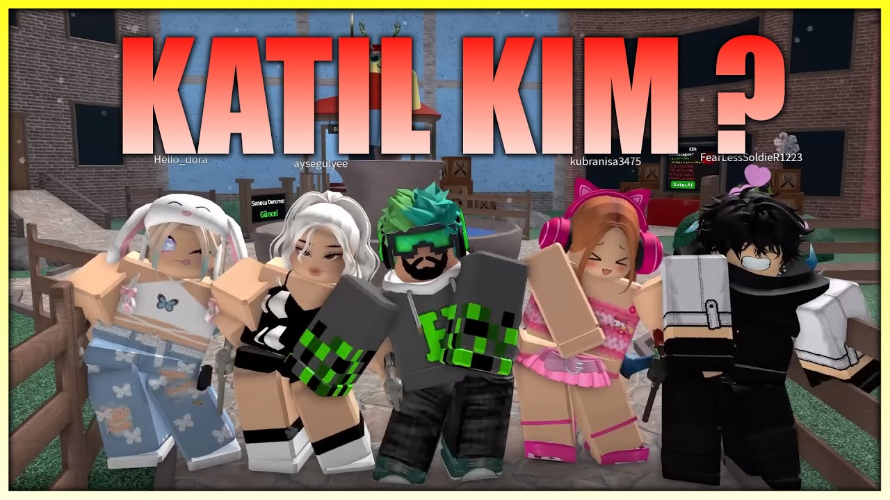 KATİL KİM AMA KARE MİNECRAFT ADAMLAR | ROBLOX MURDER MYSTERY 2 | HAN KANAL K&Uuml;BRA NİSA