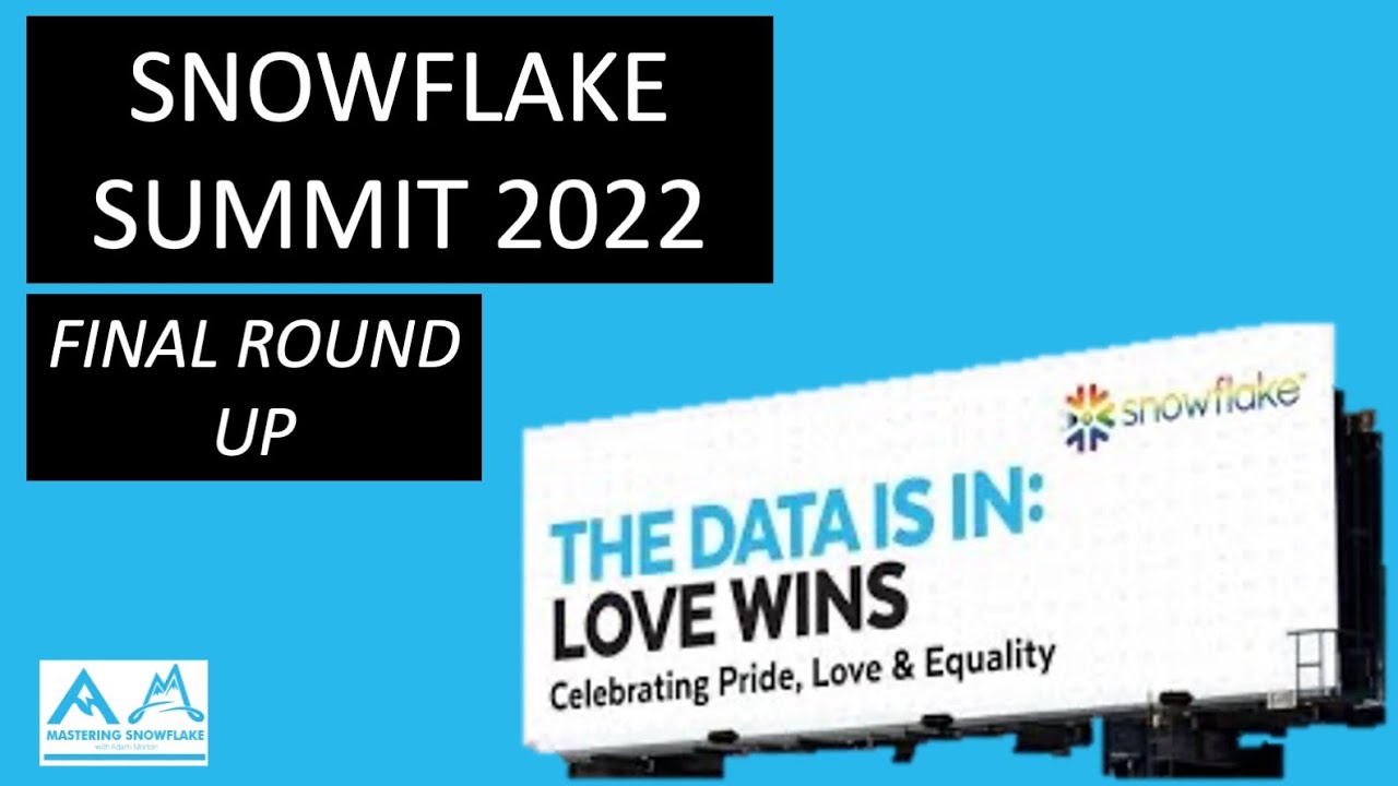 Snowflake Summit 2022 | Recap | A round up of the key announcements