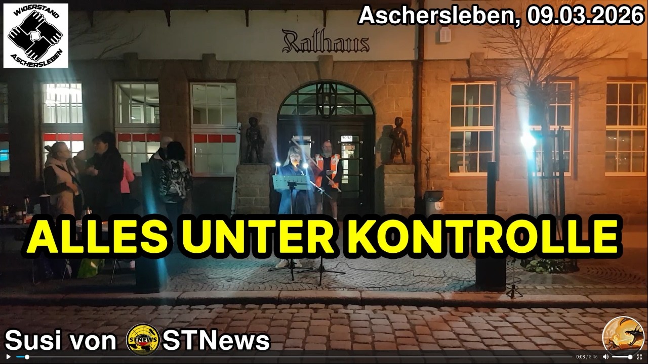 Alles unter Kontrolle - Susi von STNews I Aschersleben, 09.03.2026 I