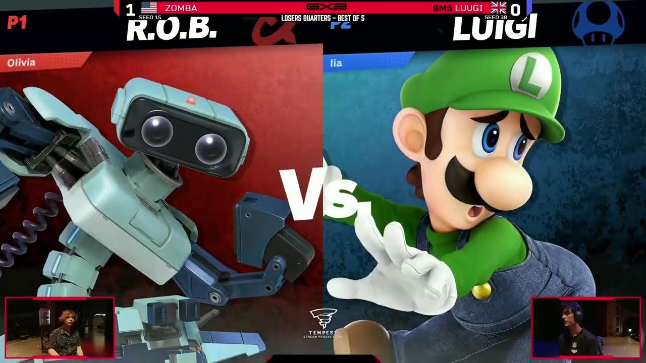 Zomba (R.O.B) vs BMS | Luugi (Luigi) - Top 8 (Losers Quarters) - ULTIMATE SINGLES | GX2