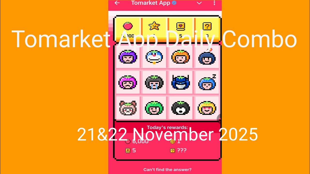 TOMARKET New Update Today |  21&22 Tomarket Combo Today | New Update To Market |