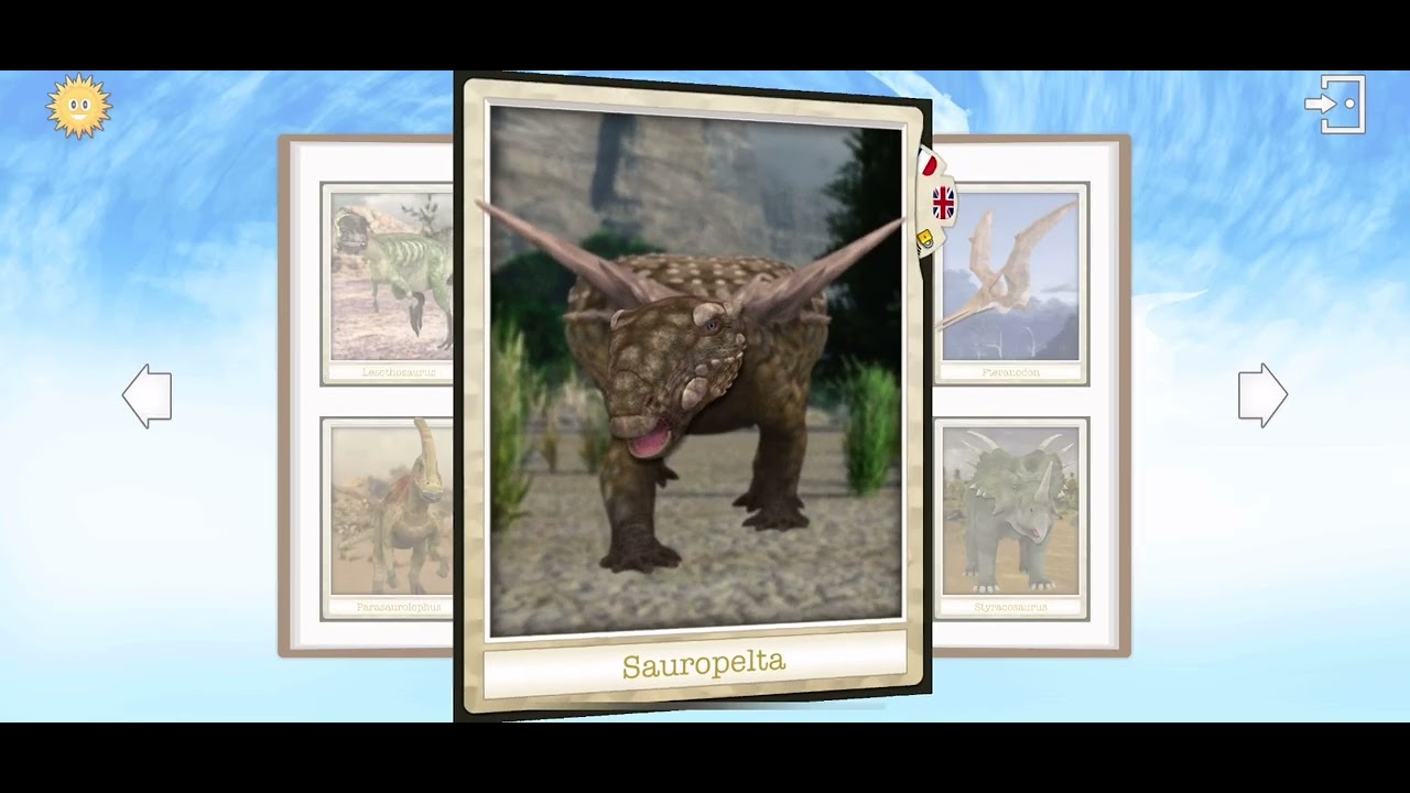 Find them all dinosaurs sounds and gameplay world 1