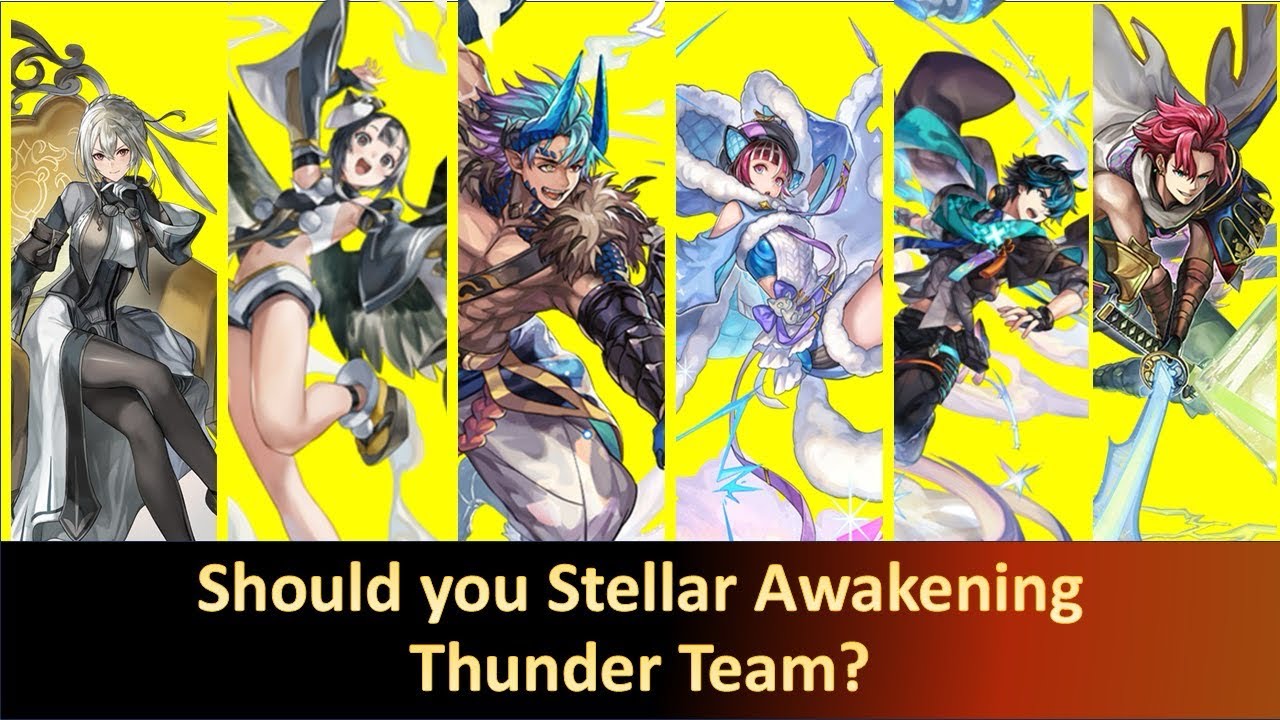 Should you Stellar Awaken Thunder Team? Izuna Velette AS Victor Oboro Premaya Utpalaka Another Eden