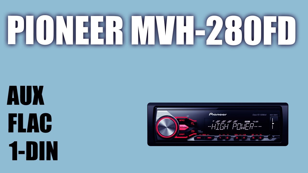 Автомагнитола Pioneer MVH-280FD