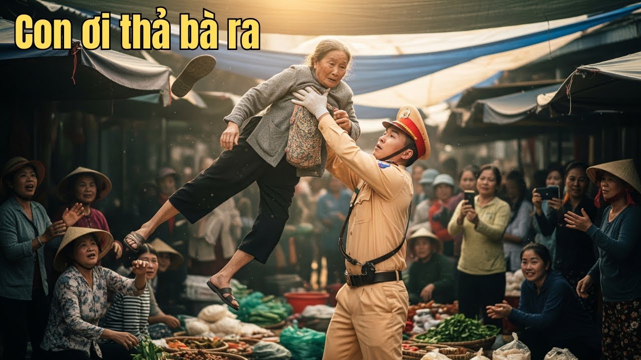 Viên cảnh sát tát nhầm bà lão bán Bánh Mỳ ở chợ – Hậu quả kinh hoàng