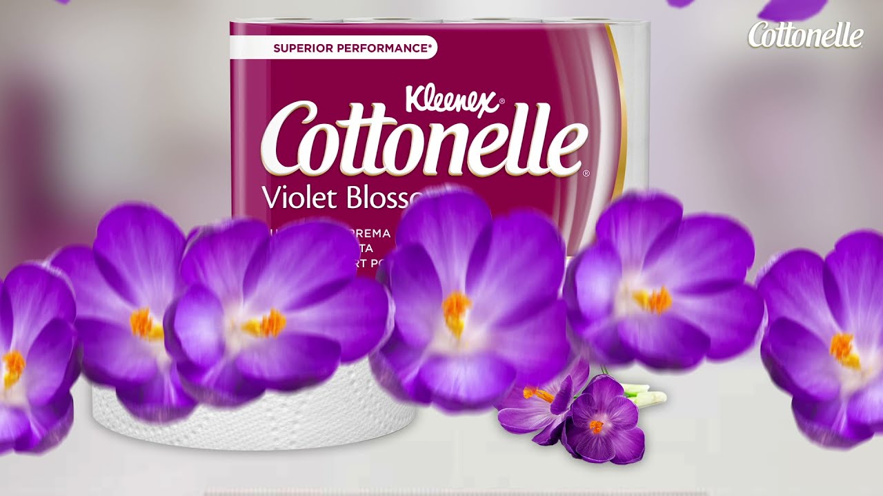NUEVO Kleenex® Cottonelle® Violet Blossom