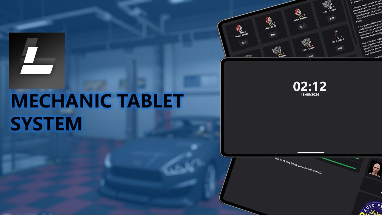 [QB] [ESX] Advanced Mechanic Tablet System!