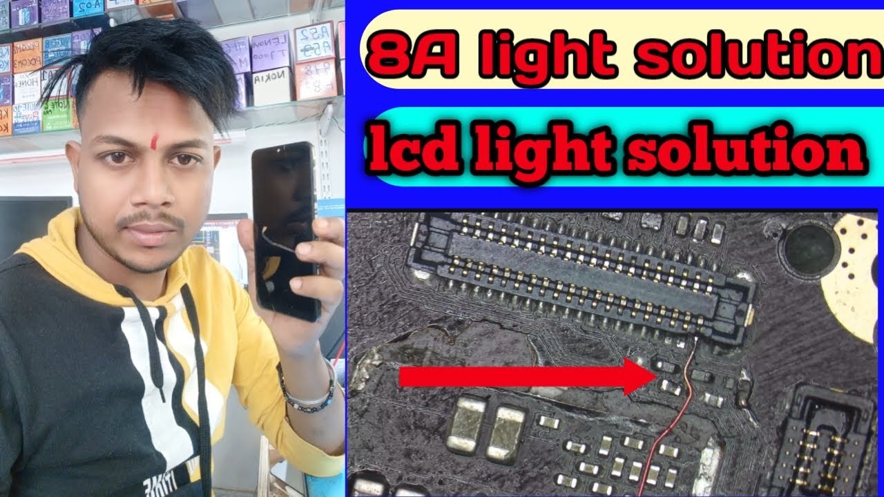 redmi 8a light solutions 100%||mi lcd light solutions