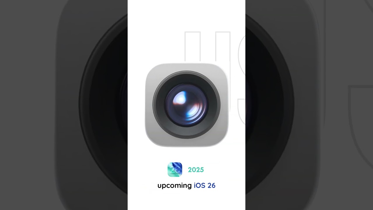 The Camera Icon evolution! iOS 26 upcoming!