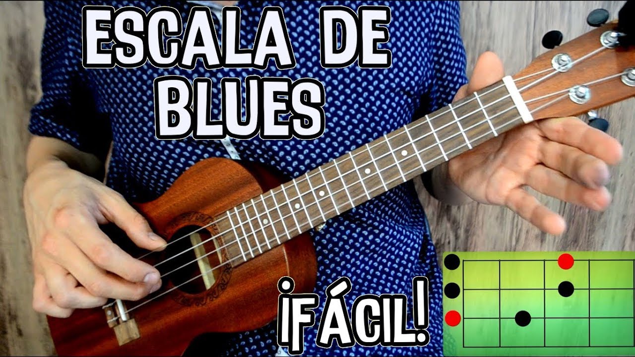 Como tocar blues en ukulele (Escala pentatonica mayor/Punteo/frase/riffs)