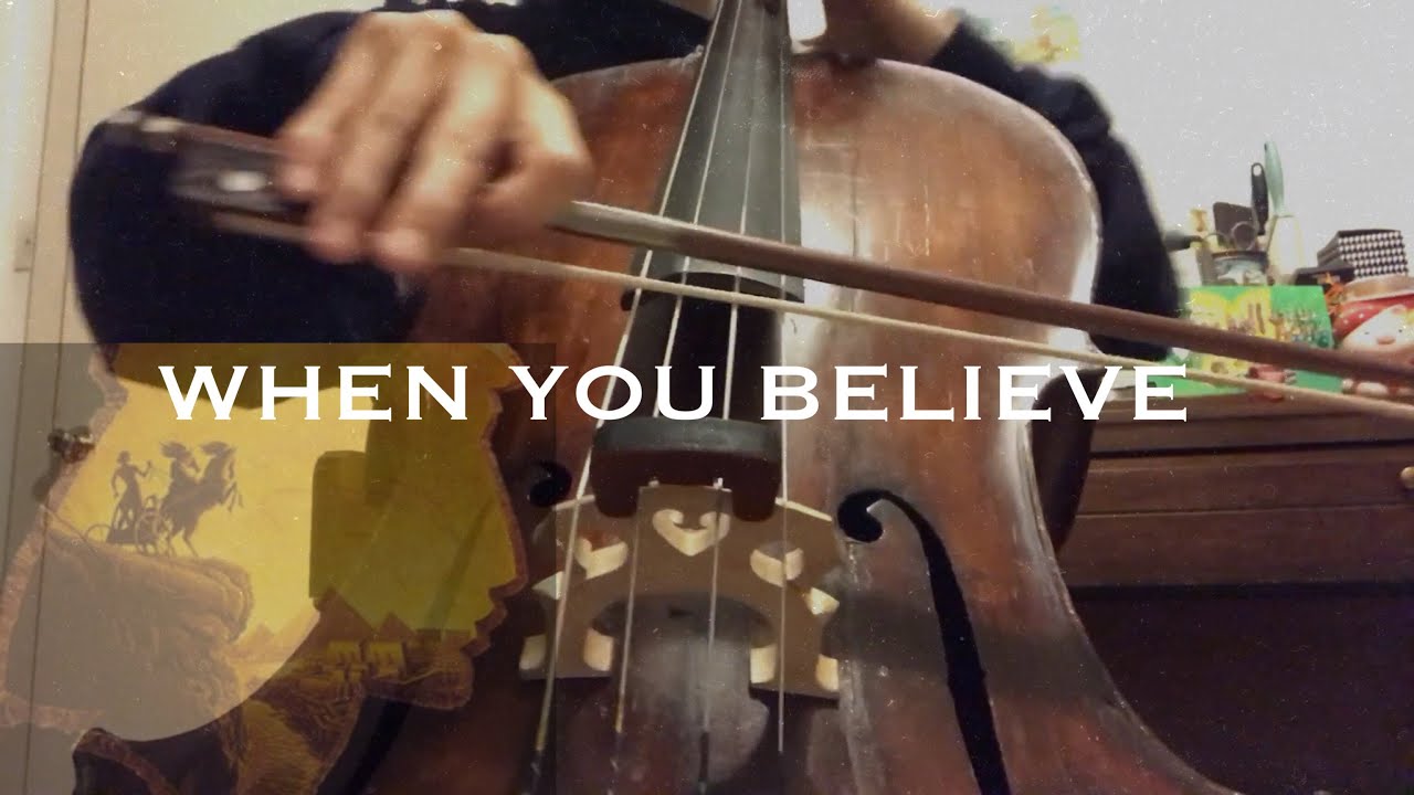 When You Believe - The Prince of Egypt (cello cover) - Sarang Han
