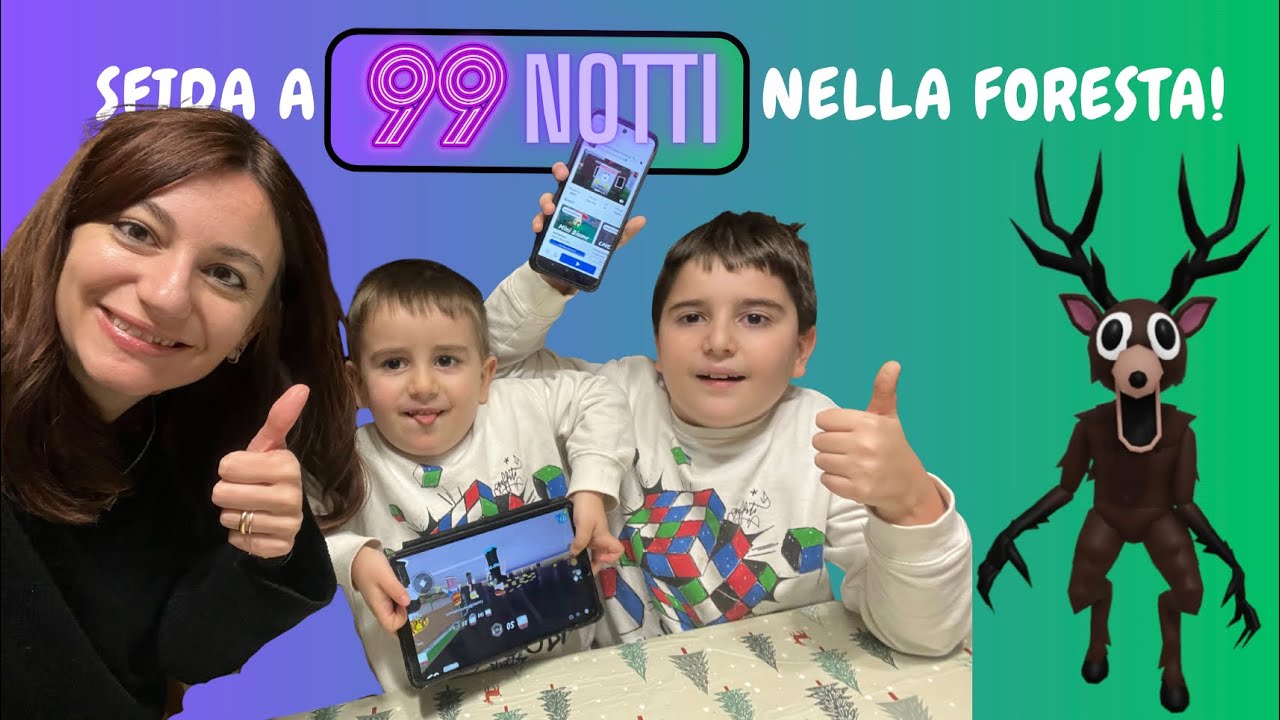99 NOTTI NELLA FORESTA su ROBLOX 🌲 Mamma vs Checco vs Matteo… chi resiste di più? 😱😂