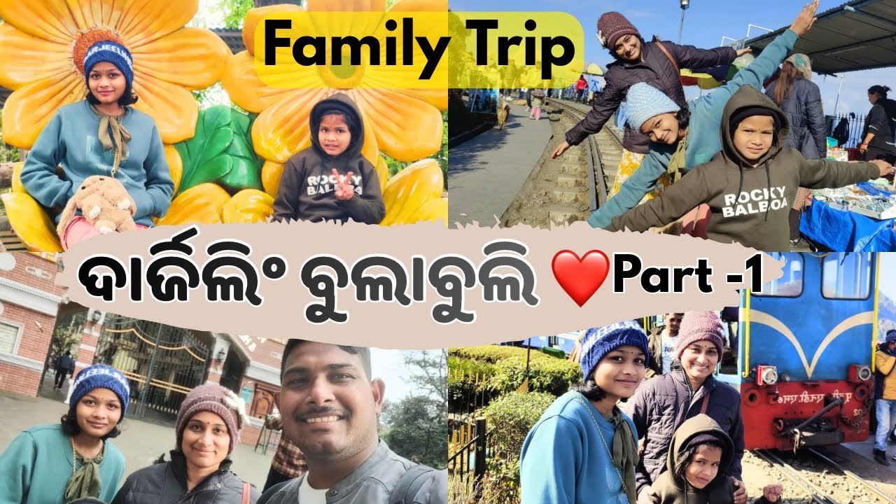 Darjeeling Family Trip Part 1 | ଦାର୍ଜିଲିଂ ବୁଲାବୁଲି ଆରମ୍ଭ | Odia Vlog
