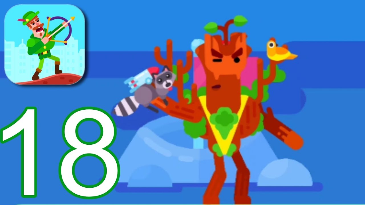 Bowmasters - Gameplay Walkthrough Part 18 - Young Tree (ios,Android)
