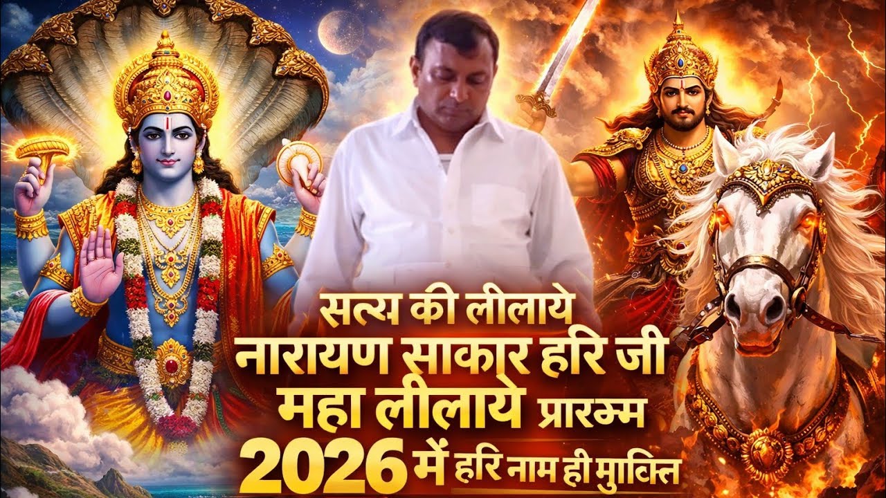 नारायण हरि जी की महा लीलाएं प्रारम्भ 2026 हरि नाम ही अमृत #narayan #pravachan 🙏🌹🥀🙏