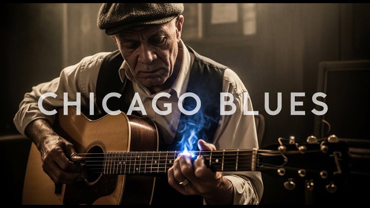 Chicago Blues 4 Hour Guitar Mix | When Memories Hit Back