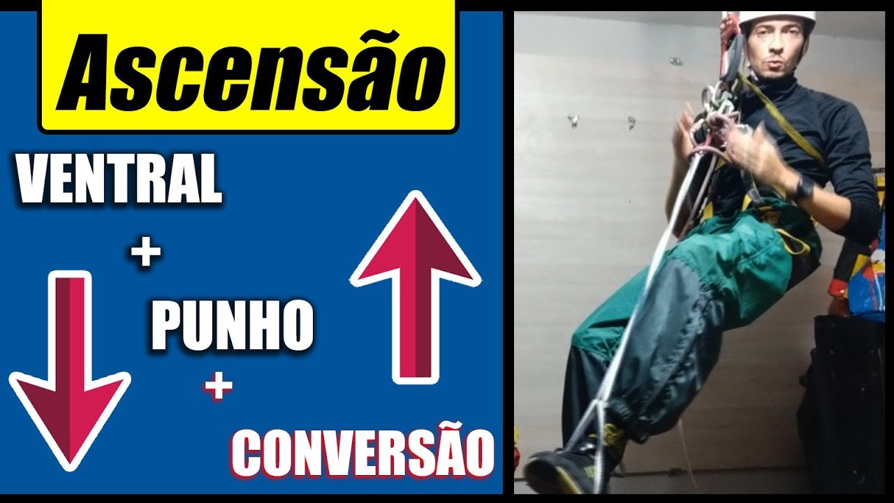 Como fazer ascensão Body Futura + Punho no rapel + Conversão
