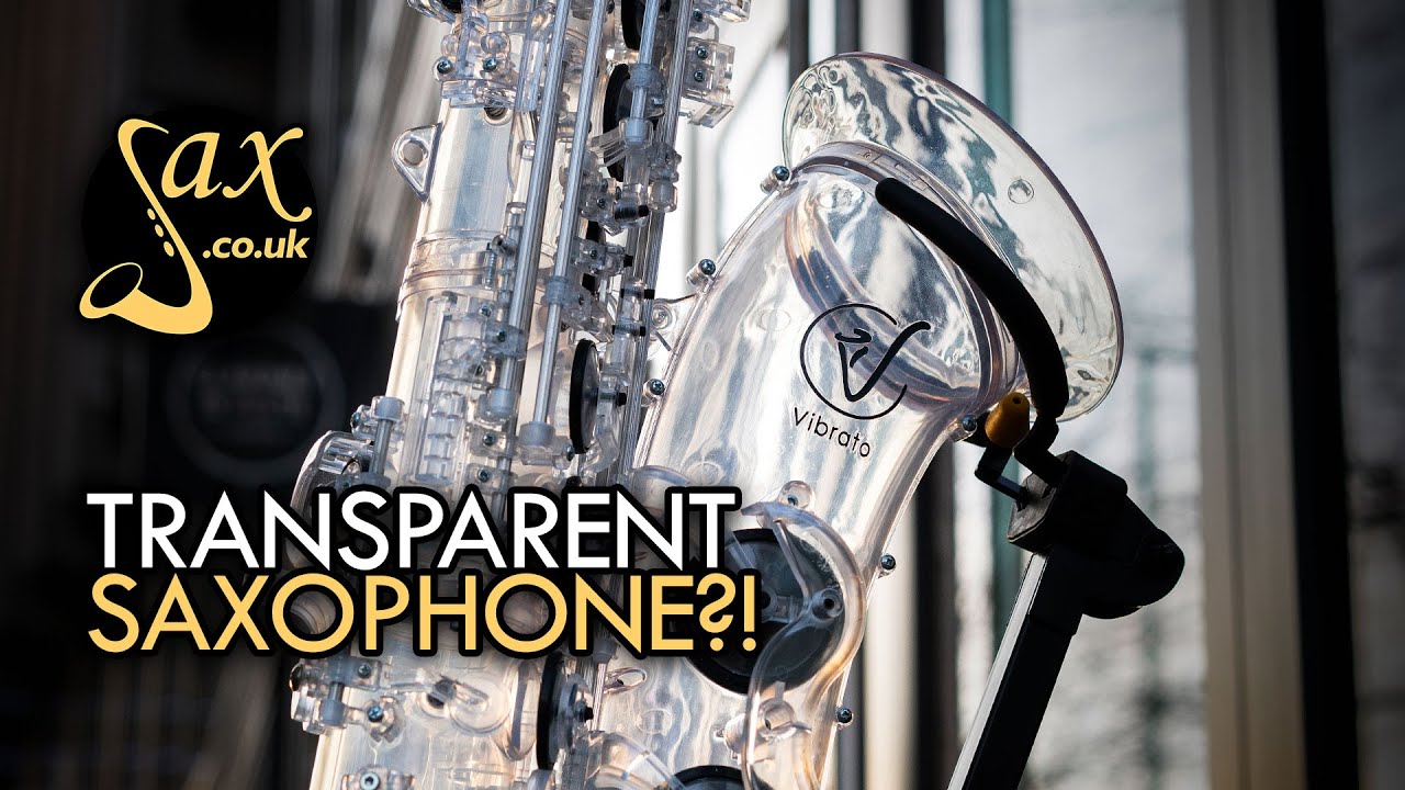 Transparent Saxophone?! The Vibrato T1 Nude Tenor Saxophone is here!