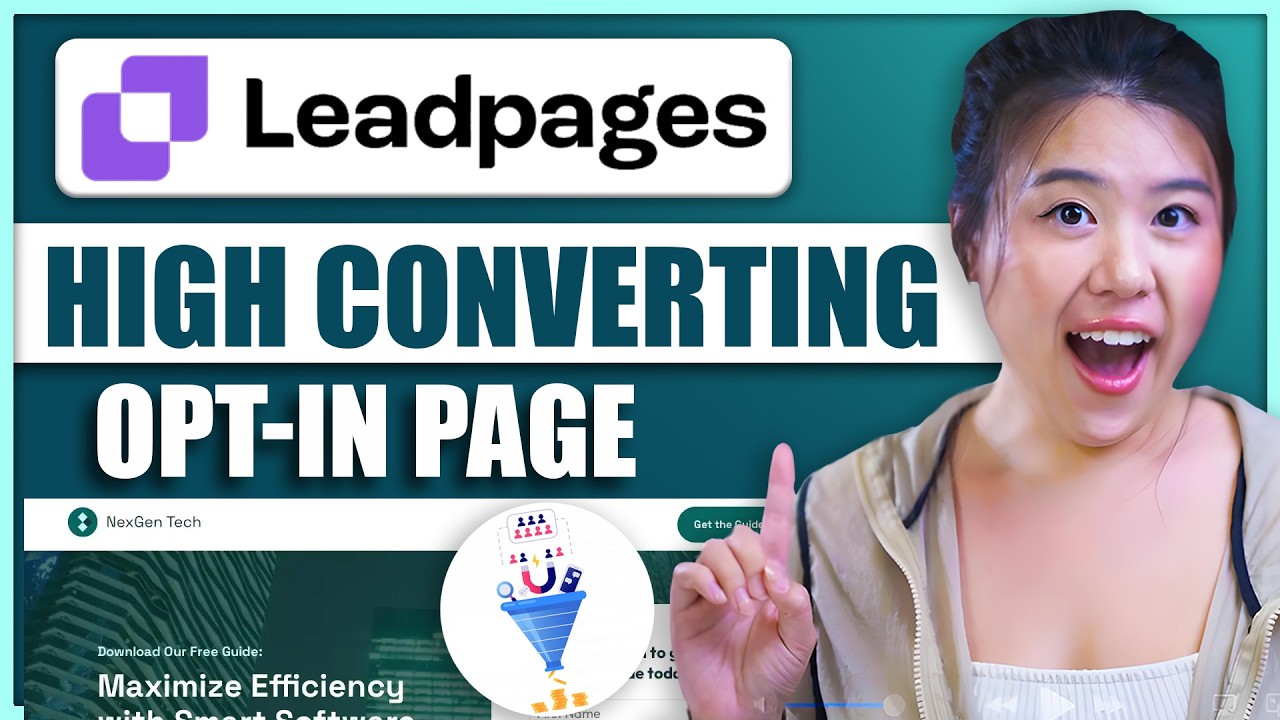 Как создать высокоэффективную страницу-лидмагнит с помощью Leadpages (отслеживание доставки форм)
