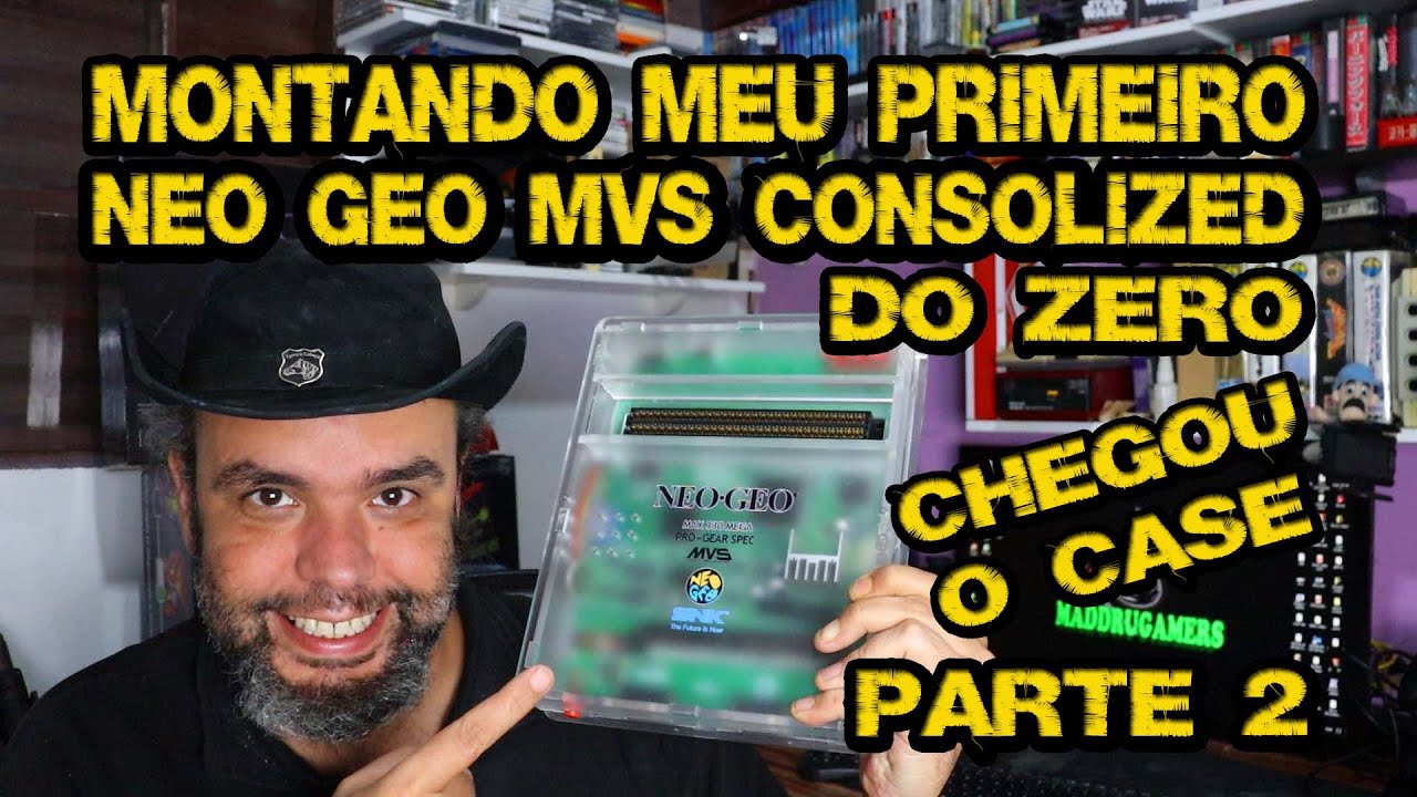 Montando minha primeira MVS CONSILIZED - PARTE 2 ( Chegou o case do ali ) Montando o MVS CONSOLIZED
