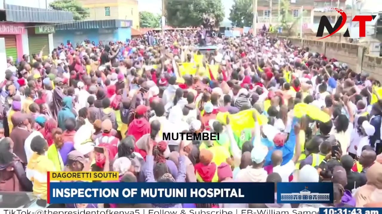 PRES RUTO DELIVERS POWERFUL REMARKS IN  DAGORETI SOUTH!!