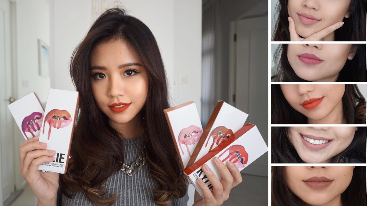 NEW Kylie Lip Kits on Asian Skin | Reviews, Swatches, Dupes + GIVEAWAY!!!
