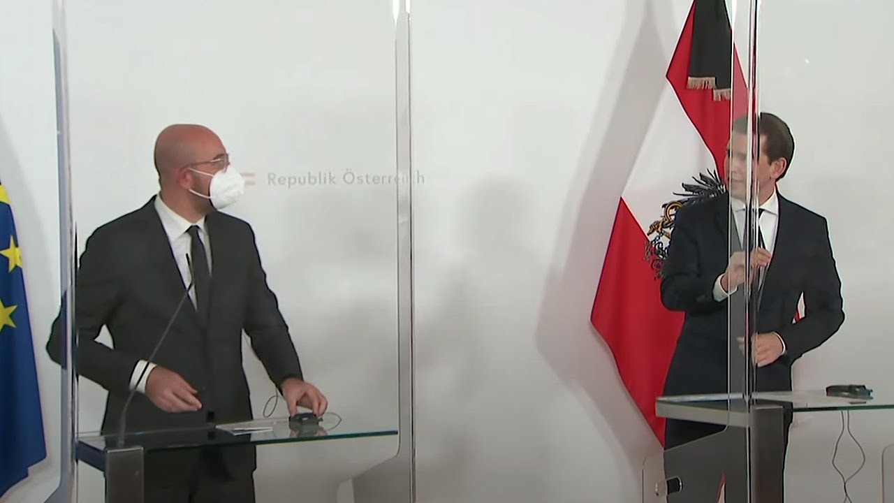 09.11.2020 - Sebastian Kurz & Charles Michel - Anschlag Wien, Islamismus, Terrorbekämpfung, Schengen