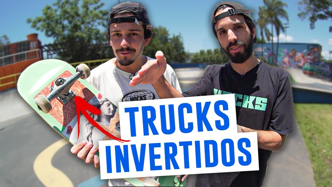 GAME OF SKATE COM OS TRUCKS INVERTIDOS | Ser&aacute; que deu certo? 😂