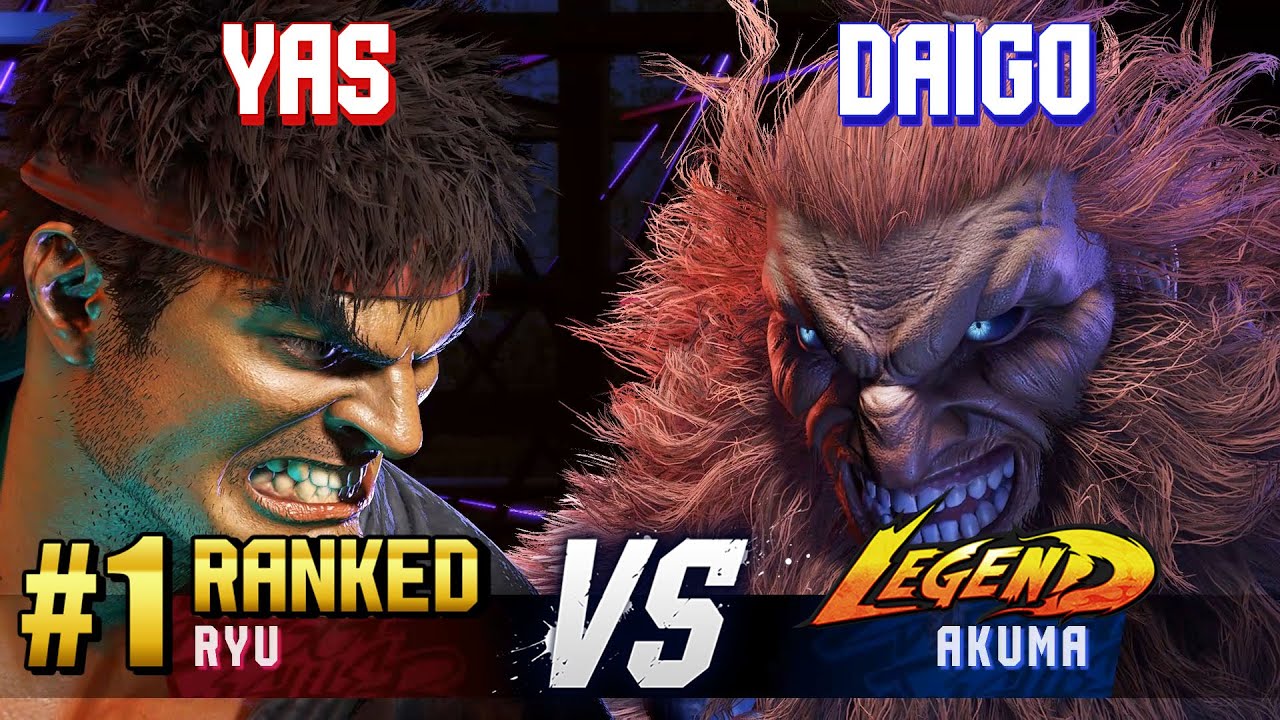 SF6 ▰ YAS (#1 Ranked Ryu) vs DAIGO (Akuma) ▰ High Level Gameplay