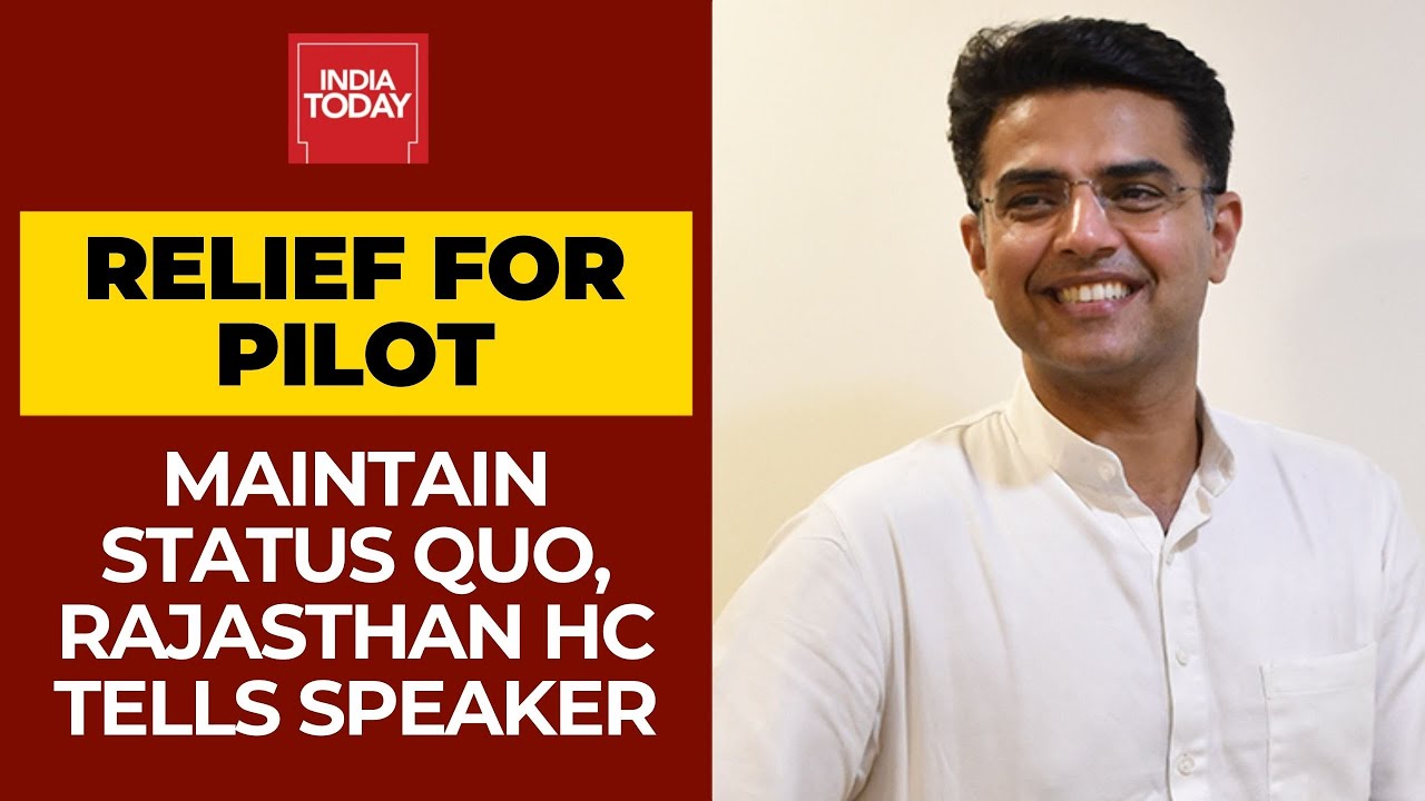 Rajasthan HC Verdict: Big Relief For Sachin Pilot Camp, Court Tells Speaker To Maintain Status Quo