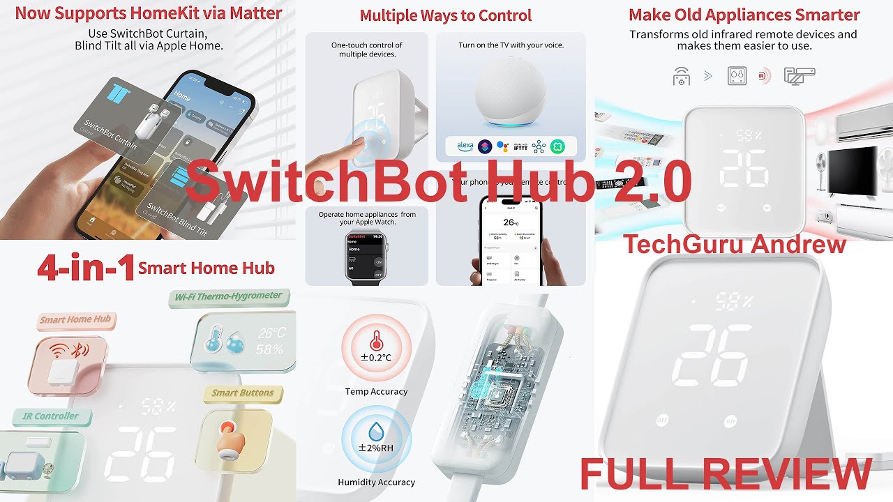 SwitchBot Hub 2 with Matter Support REVIEW