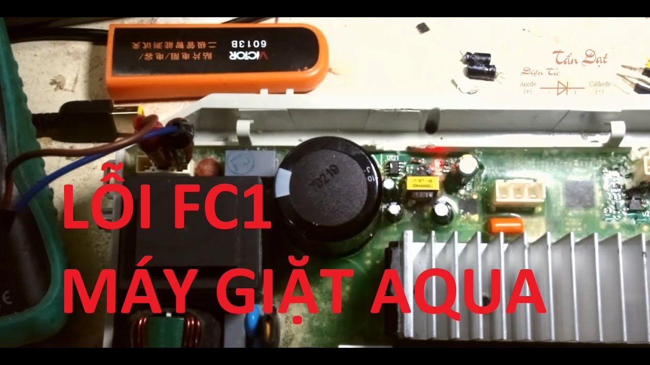 Hướng dẫn sửa lỗi FC1 máy giặt Aqua nhanh nhất.