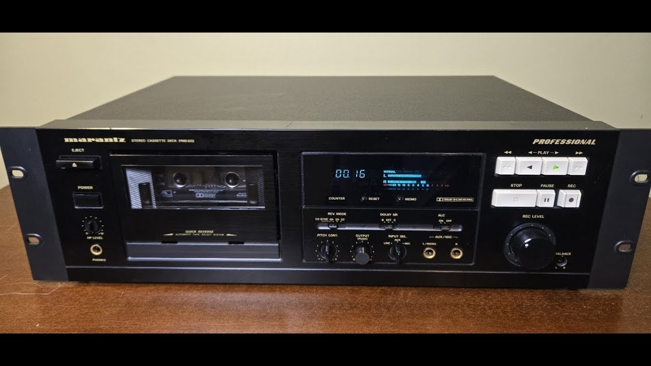 marantz Cassette Deck PMD 502 Electric Repair Troubleshooting & Demonstration