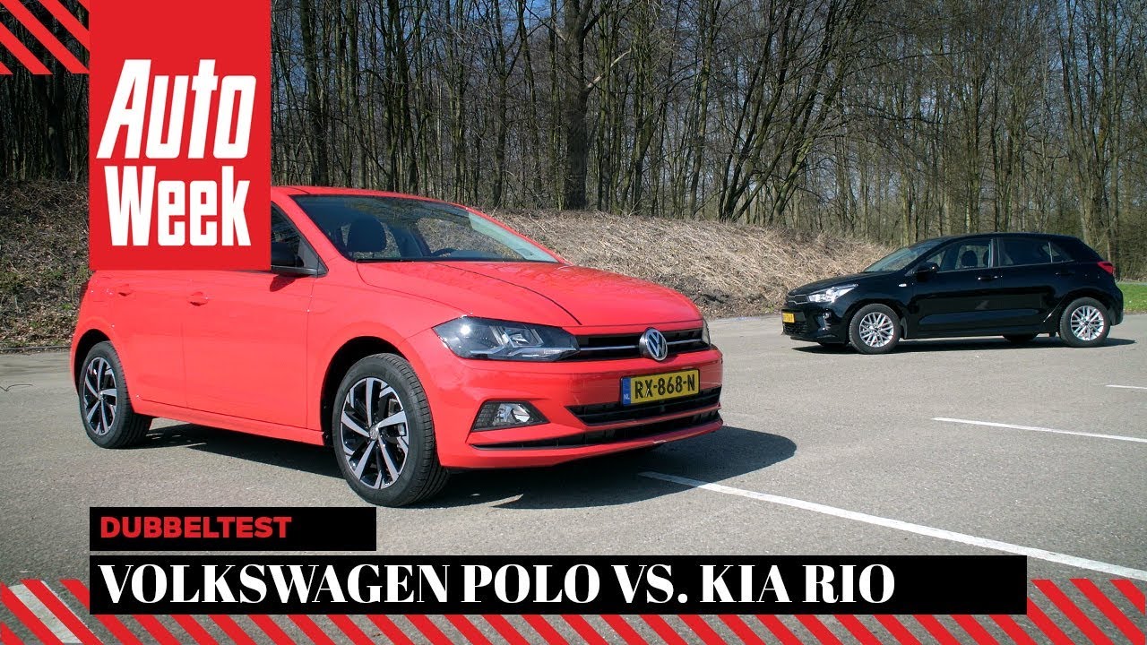 Kia Rio против Volkswagen Polo - двойной тест AutoWeek - английские субтитры