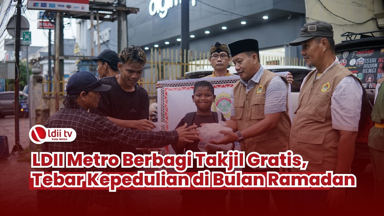 LDII Kota Metro Bagikan Takjil Gratis, Tebar Kepedulian di Bulan Ramadan