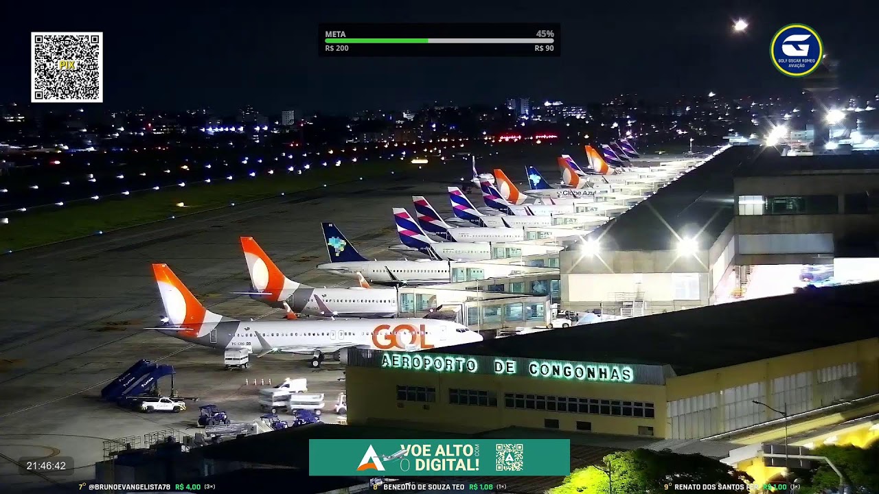 SBSP LIVE #2 - Aeroporto de São Paulo AO VIVO - CGH Airport - 11/02 Manhã