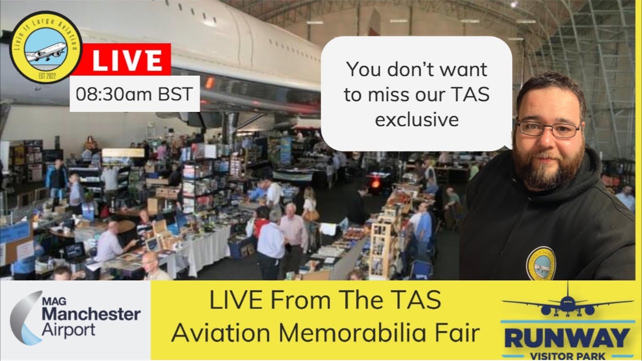 Exclusive LIVE Event: Manchester Airport Aviation Memorabilia Fair 2024