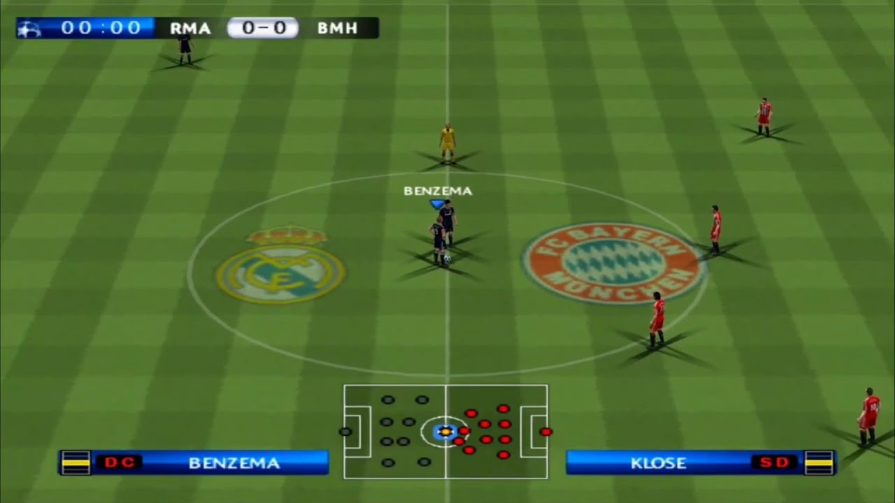 PES 2011 PS2 | Real Madrid vs Bayern Munich | Champions League Final