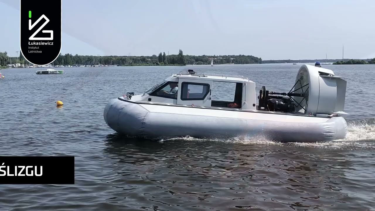 Poduszkowiec PRC-650: testy na Zegrzu