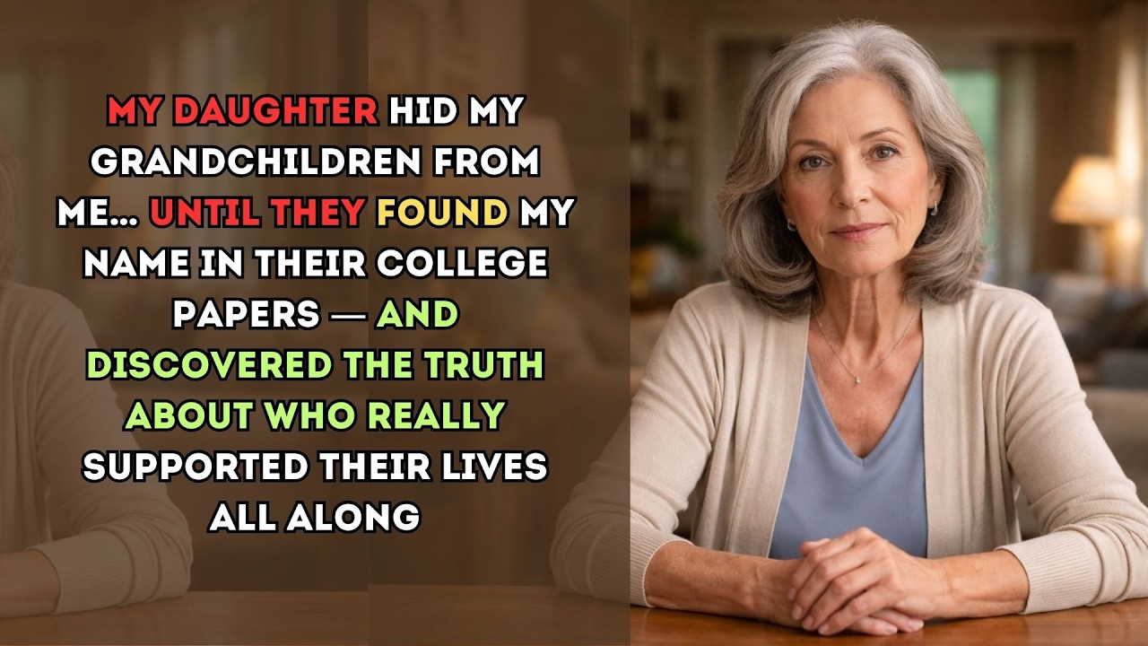 My Daughter Hid My Grandchildren From Me..Until They Found My Name in Their College Papers
